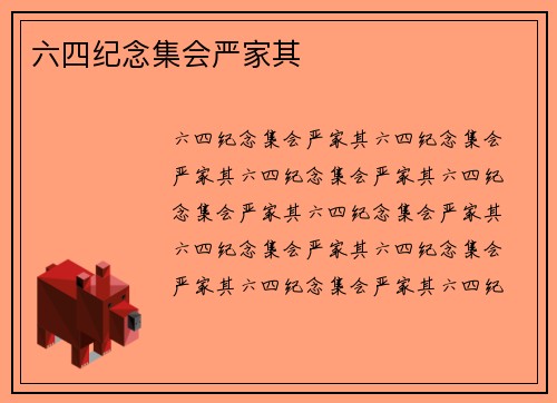 六四纪念集会严家其